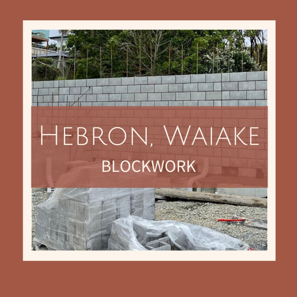 One-day Blockwork at Waiake