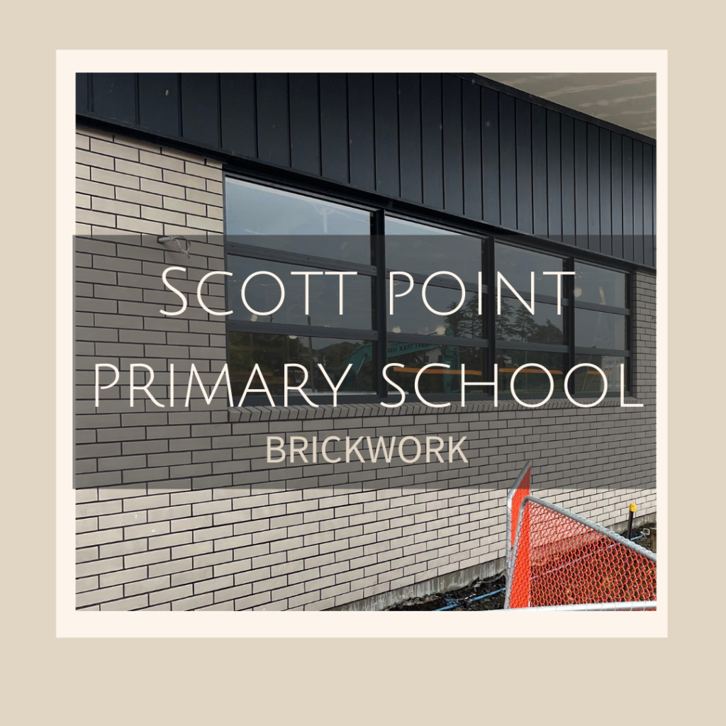 Big Brick work at Scott Point Primary School