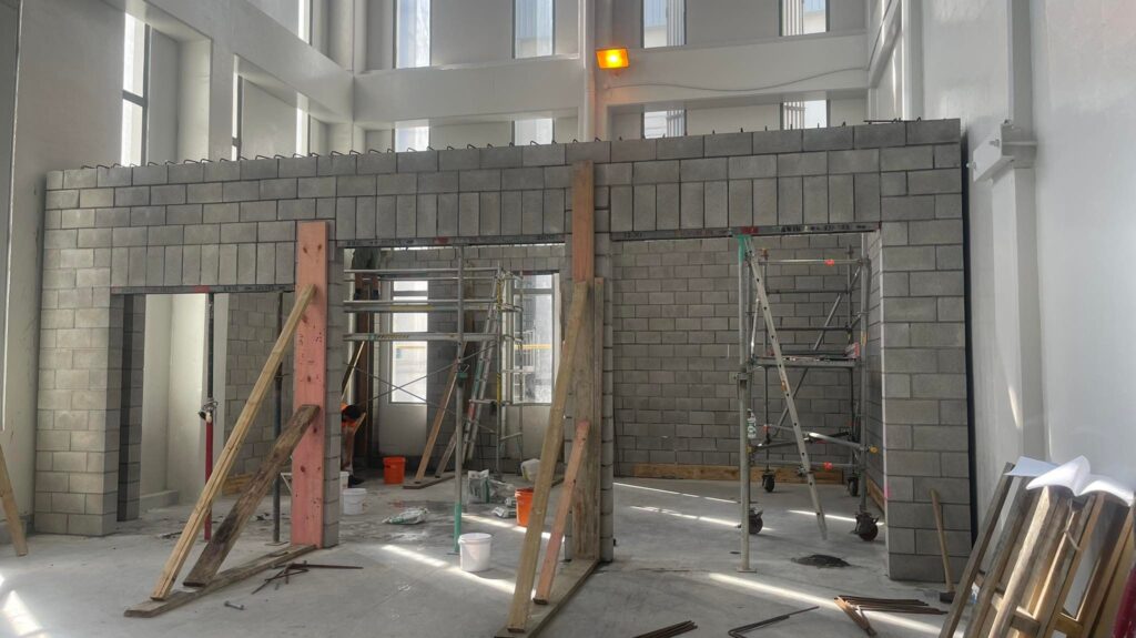 Block walls at Fonterra